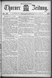 Thorner Zeitung 1872, Nro. 245