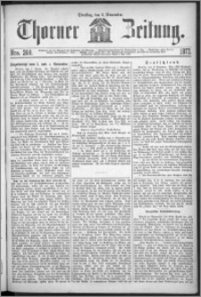 Thorner Zeitung 1872, Nro. 260