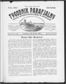 Tygodnik Parafjalny 1934, R. 2, nr 31