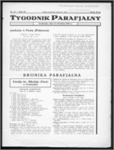 Tygodnik Parafjalny 1935, R. 3, nr 15