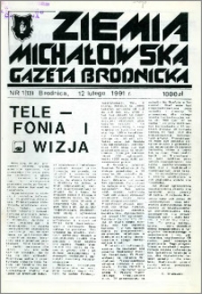 Ziemia Michałowska : Gazeta Brodnicka R. 1991, Nr 1 (13)