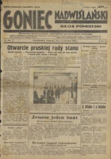 Goniec Nadwiślański : Głos Pomorski : niezależne pismo poranne poświęcone sprawom stanu średniego :1933.09.17, R. 9 nr 214