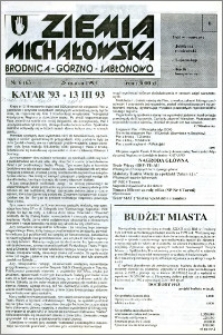 Ziemia Michałowska : Brodnica-Górzno-Jabłonowo R. 1993, Nr 6 (63)