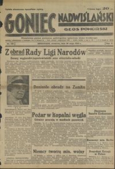 Goniec Nadwiślański : Głos Pomorski : niezalezne pismo poranne poświęcone sprawom stanu średniego : 1935.05.26, R. 11 nr 122