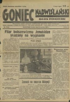 Goniec Nadwiślański : Głos Pomorski : niezależne pismo poranne poświęcone sprawom stanu średniego : 1935.06.12, R. 11 nr 134