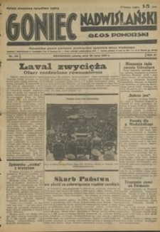 Goniec Nadwiślański : Głos Pomorski : niezależne pismo poranne poświęcone sprawom stanu średniego : 1935.07.20, R. 11 nr 165