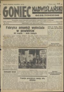 Goniec Nadwiślański : Głos Pomorski : niezależne pismo poranne poświęcone sprawom stanu średniego : 1935.07.31, R. 11 nr 174