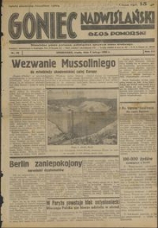 Goniec Nadwiślański : Głos Pomorski : niezależne pismo poranne poświęcone sprawom stanu średniego1936.02.05, R. 12 nr 29