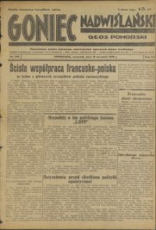 Goniec Nadwiślański : Głos Pomorski : niezależne pismo poranne poświęcone sprawom stanu średniego :1936.09.10, R. 12 nr 210