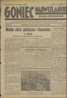 Goniec Nadwiślański : Głos Pomorski : niezależne pismo poranne poświęcone sprawom stanu średniego :1936.10.15, R. 12 nr 240