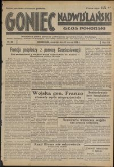 Goniec Nadwiślański : Głos Pomorski : niezależne pismo poranne poświęcone sprawom stanu średniego : 1938.03.17, R. 14 nr 63