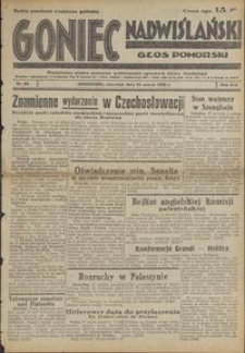 Goniec Nadwiślański : Głos Pomorski : niezależne pismo poranne poświęcone sprawom stanu średniego : 1938.03.24, R. 14 nr 69