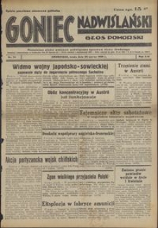 Goniec Nadwiślański : Głos Pomorski : niezależne pismo poranne poświęcone sprawom stanu średniego : 1938.03.30, R. 14 nr 74