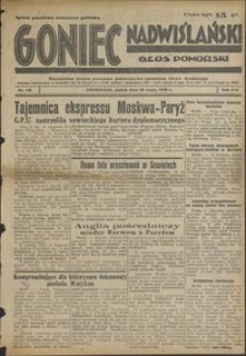 Goniec Nadwiślański : Głos Pomorski : niezależne pismo poranne poświęcone sprawom stanu średniego : 1938.05.20. R. 14, nr 116