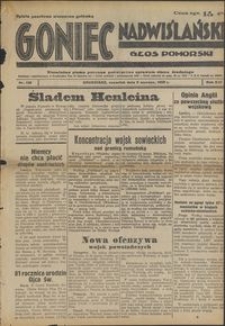 Goniec Nadwiślański : Głos Pomorski : niezależne pismo poranne poświęcone sprawom stanu średniego : 1938.06.02. R. 14, nr 126