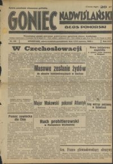 Goniec Nadwiślański : Głos Pomorski : niezależne pismo poranne poświęcone sprawom stanu średniego : 1938.06.04/06. R. 14, nr 128