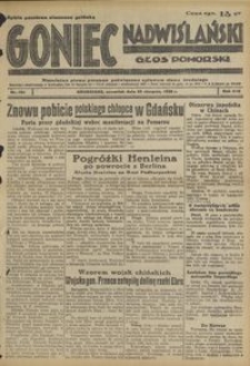 Goniec Nadwiślański : Głos Pomorski : niezależne pismo poranne poświęcone sprawom stanu średniego : 1938.08.25, R. 14 nr 194
