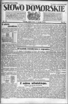 Słowo Pomorskie 1922.02.17 R.2 nr 40
