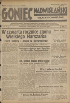 Goniec Nadwiślański : Głos Pomorski : niezależne pismo poranne poświęcone sprawom stanu średniego : 1939.05.13/14, R. 15 nr 111