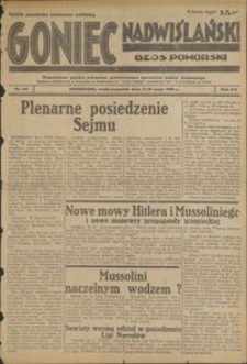 Goniec Nadwiślański : Głos Pomorski : niezależne pismo poranne poświęcone sprawom stanu średniego : 1939.05.17/18, R. 15 nr 114