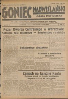 Goniec Nadwiślański : Głos Pomorski : niezależne pismo poranne poświęcone sprawom stanu średniego : 1939.06.7/8, R. 15 nr 130