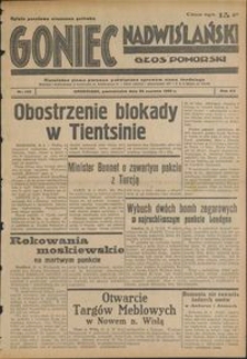 Goniec Nadwiślański : Głos Pomorski : niezależne pismo poranne poświęcone sprawom stanu średniego : 1939.06.26, R. 15 nr 145