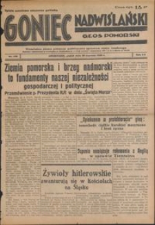 Goniec Nadwiślański : Głos Pomorski : niezależne pismo poranne poświęcone sprawom stanu średniego : 1939.06.30, R. 15 nr 148