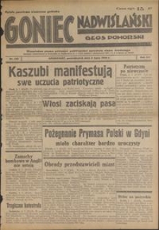 Goniec Nadwiślański : Głos Pomorski : niezaeżne pismo poranne poświęcone sprawom stanu średniego : 1939.07.03, R. 15 nr 150