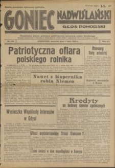 Goniec Nadwiślański : Głos Pomorski : niezaeżne pismo poranne poświęcone sprawom stanu średniego : 1939.07.06, R. 15 nr 153