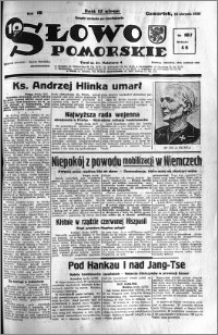 Słowo Pomorskie 1938.08.18 R.18 nr 187