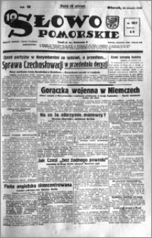 Słowo Pomorskie 1938.08.30 R.18 nr 197