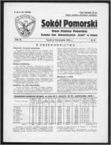 Sokół Pomorski 1934, R. 3, nr 11