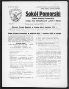 Sokół Pomorski 1935, R. 4, nr 3 i 4