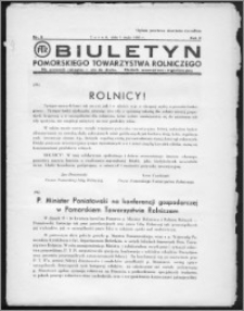 Biuletyn Pomorskiego Towarzystwa Rolniczego 1935, R. 2, nr 5