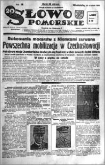 Słowo Pomorskie 1938.09.25 R.18 nr 220