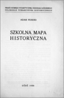 Szkolna mapa historyczna