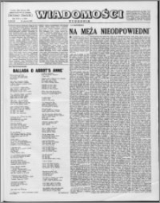 Wiadomości, R. 17 nr 4 (826), 1962