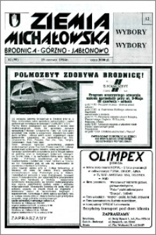 Ziemia Michałowska : Brodnica-Górzno-Jabłonowo R. 1994, Nr 13/14 (96/97)