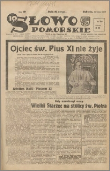 Słowo Pomorskie 1939.02.11 R.19 nr 34