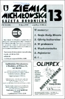 Ziemia Michałowska : Gazeta Brodnicka R. 1995, Nr 13 (122)