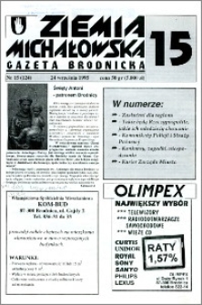 Ziemia Michałowska : Gazeta Brodnicka R. 1995, Nr 15 (124)