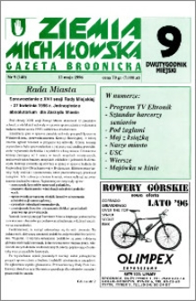 Ziemia Michałowska : Gazeta Brodnicka R. 1996, Nr 9 (140)