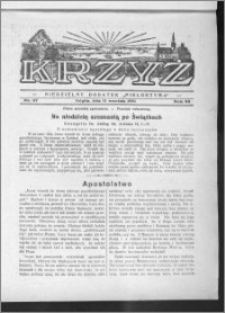 Krzyż, R. 63 (1931), nr 37