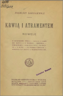 Krwią i atramentem : nowele