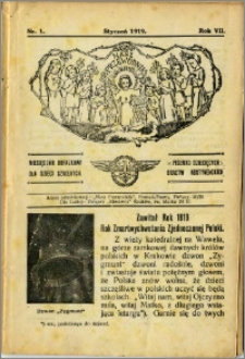 Nasz Przewodnik 1919, R. VII, nr 1