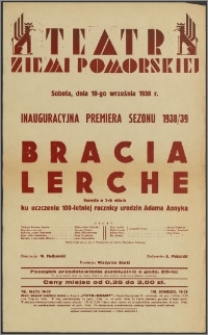 Bracia Lerche -afisz teatralny