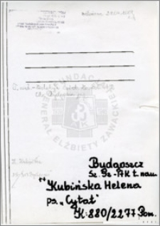 Kubińska Helena