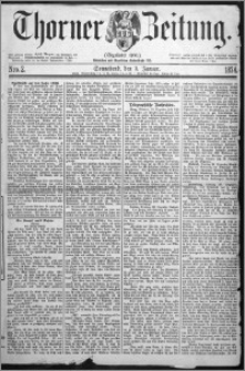 Thorner Zeitung 1874, Nro. 2