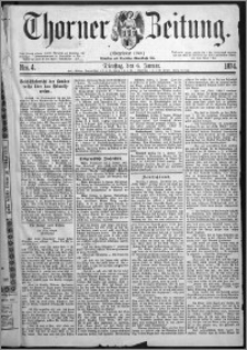 Thorner Zeitung 1874, Nro. 4