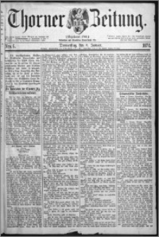 Thorner Zeitung 1874, Nro. 6